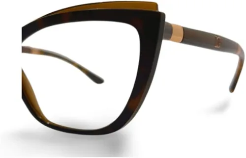 Vista 3 de Dolce Gabbana DG5054 - Gafas de sol para mujer color marrón transparente 54