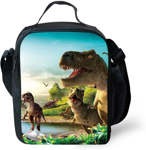 Vista 7 de CARBEEN - Lonchera térmica con aislamiento 3D de dinosaurio, gato, tiburón, husky y delfín (animal 10)