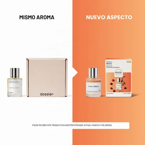 Vista 7 de Dossier - Ambery Cherry - Inspirado en Lost Cherry - Unisex EDP 1.7 fl oz (50ml) - Cherry Perfume - Ambery Cherry Eau de Parfum Unisex - Top