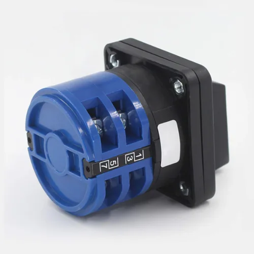 Vista 2 de Interruptor selector de cambio universal, interruptor de transferencia de energía, 3 posiciones 8 terminales, LW26-63/2 380V 32A Motor, Generadores