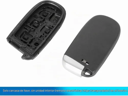Vista 5 de X AUTOHAUX 2 piezas de llavero de reemplazo para coche para Dodge Journey 2012-2016 Dart 2013-2016 Challenger 2012-2014 Durango 2012-2014 Charger