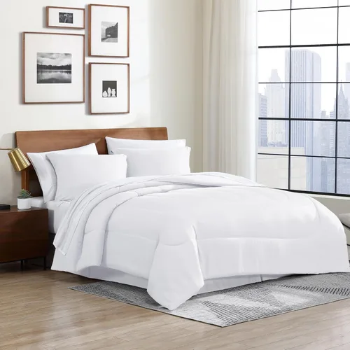 Vista 16 de Cathay Home Basic Bedding Home Essential - Juego de ropa de cama de microfibra ultrasuave y ligera, resistente a las arrugas, 6 piezas