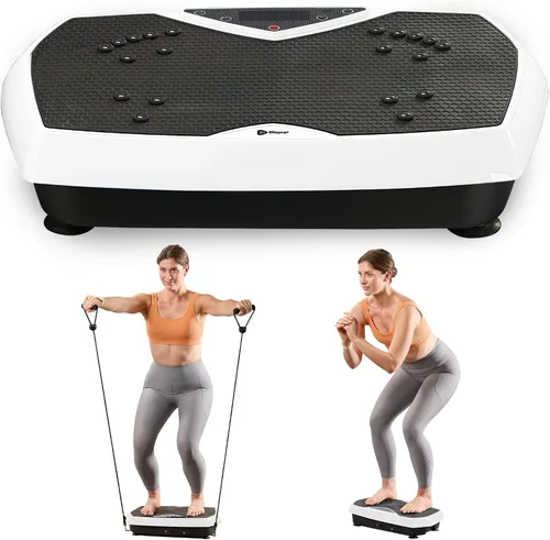 Vista 12 de Lifepro HexaPlate - Máquina de ejercicio con placa de vibración con puntos de acupuntura magnéticos y 9 ajustes preestablecidos, máquina