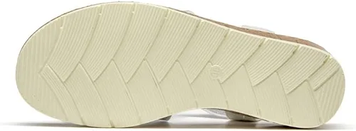 Vista 4 de VJH confort Women's Flat Sandals, Comfort Slip-on Elastic Ankle Strap Slingback Light Weight Casual Walking Sandals