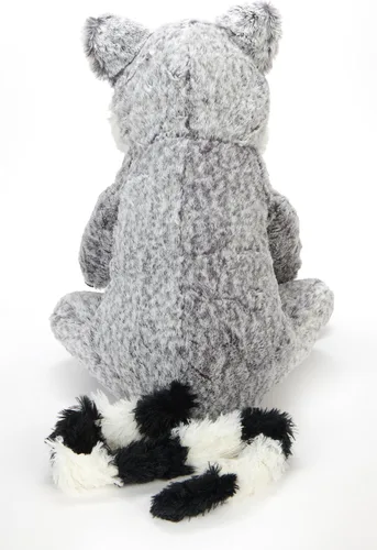 Vista 5 de The Petting Zoo Peluche de lémur de cola anillada, regalos para niños, animales salvajes del zoológico Onez, juguete de peluche de lemur de cola