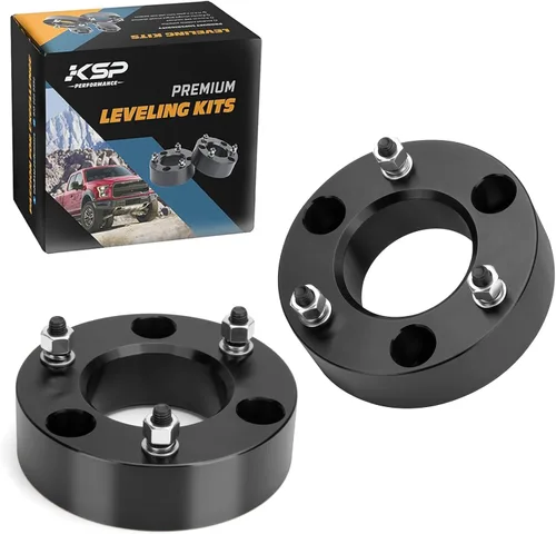 Vista 9 de KSP 2" Kits de elevación de nivelación Silverado, espaciadores de elevación de suspensión delantera de 2 pulgadas compatibles con Chevy Silverado