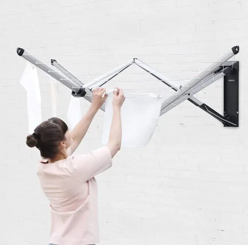 Vista 3 de Brabantia Secador rotativo Wallfix de pared -78 pies, 375842