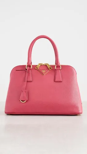 Vista 2 de What Goes Around Comes Around Prada Prada Pink Saffiano Promenade - Bolso mediano para mujer