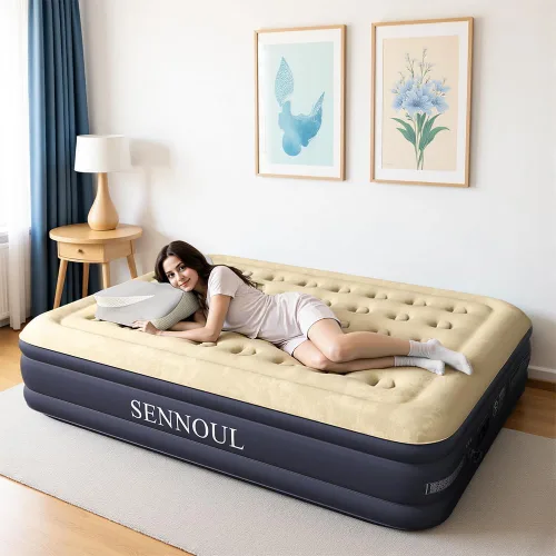 Vista 7 de SENNOUL Almohada cervical para dormir – Almohadas de espuma viscoelástica para dolor de cuello y hombros, almohada refrescante para dormir de lado