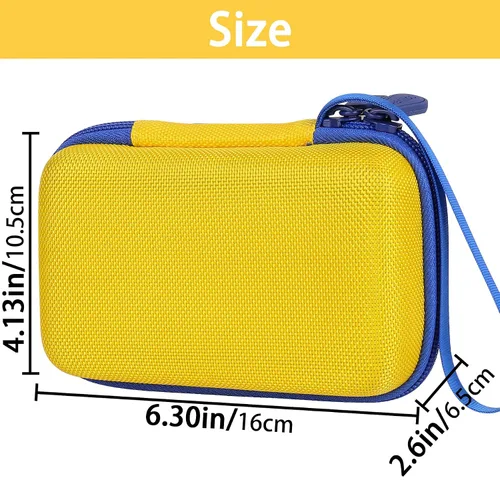 Vista 5 de Aenllosi Hard Carrying Case Compatible with Blaze Capcom Super Pocket Arcade Gaming Handhled,Mesh Pocket for USB Cable & Evercade Cartridges(Case