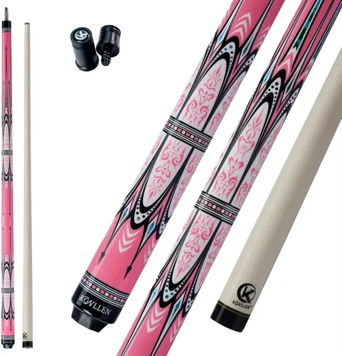 Vista 20 de KONLLEN Maple Pool Cue Stick, 58 Inch Low Deflection AK-02P-0.5 in
