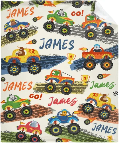 Vista 130 de Manta de bebé con texto en inglés «Just A Boy Who Loves Trucks» para niños y niñas, manta súper suave para envolver al recién nacido, acogedora