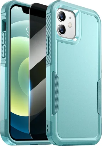 Vista 62 de Diaclara Funda diseñada para iPhone 12/iPhone 12 Pro, [con protector de pantalla de privacidad] [antiespía]