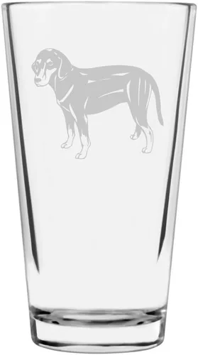 Vista 43 de Podenco Canario - Vaso de pinta de 16 onzas con temática de perro personalizado