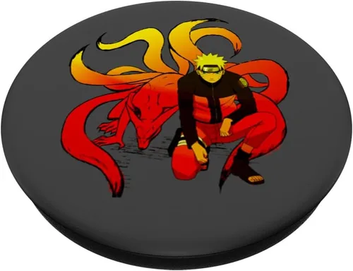 Vista 2 de Naruto Shippuden Naruto and 9 Tails PopSockets Standard PopGrip