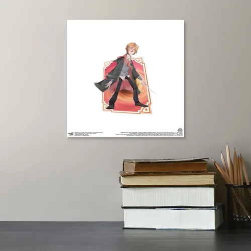 Vista 4 de Trends International Gallery Pops Harry Potter Magic Awakened - Arte gráfico de pared de Ron Weasley, versión sin marco, 12 x 12 pulgadas