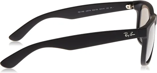 Vista 3 de Ray-Ban Rb4165 Justin - Lentes de sol rectangulares, negro, 51 mm