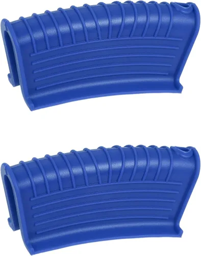 Vista 11 de uxcell Soporte de silicona para mango de sartén caliente, 2 piezas, funda antideslizante resistente al calor para cocina, olla, sartenes, utensilios