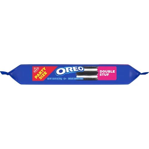 Vista 19 de OREO - Galletas de sándwich con doble relleno de chocolate, tamaño para fiestas, 24.95 onzas Siempre hecho con cacao real, certificado Kosher