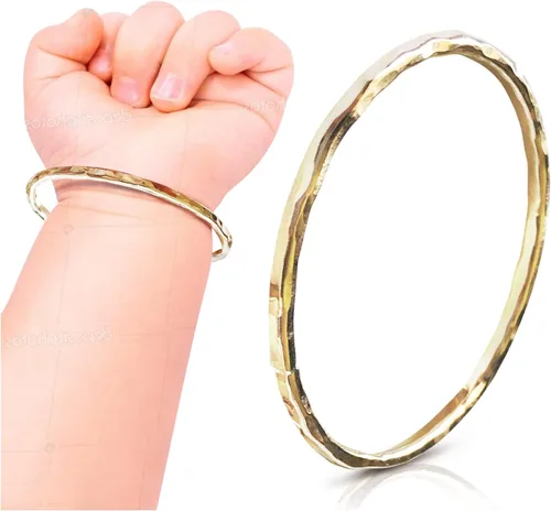 Vista 8 de Ellie J Maui Brazalete para Bebé (Oro Amarillo de 14K Relleno, Oro Rosa Relleno y Plata)
