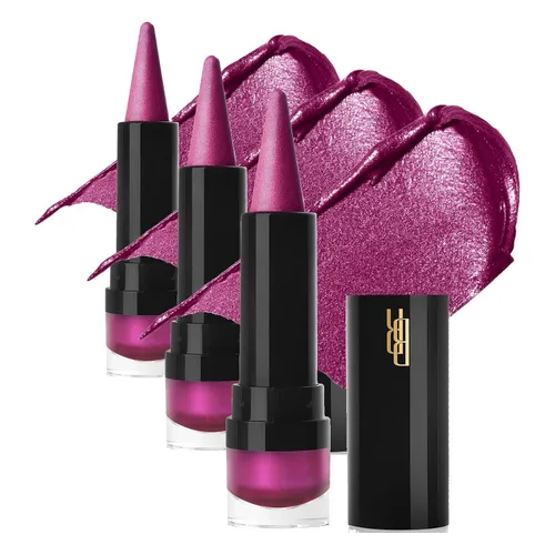 Vista 11 de Brillo labial metálico metalicious de Black Radiance The Lip Sculptor Piedra preciosa de amatista (Lavanda clara)
