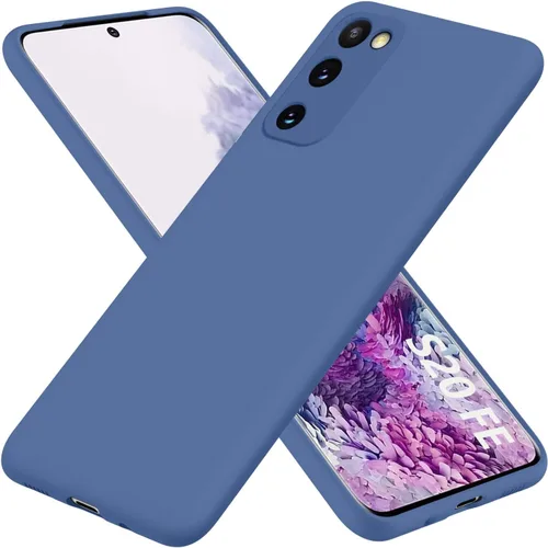 Vista 10 de Funda para Samsung Galaxy S20 FE 5G, funda de goma de gel de silicona líquida, cubierta de parachoques de teléfono que no se pone amarillenta, funda