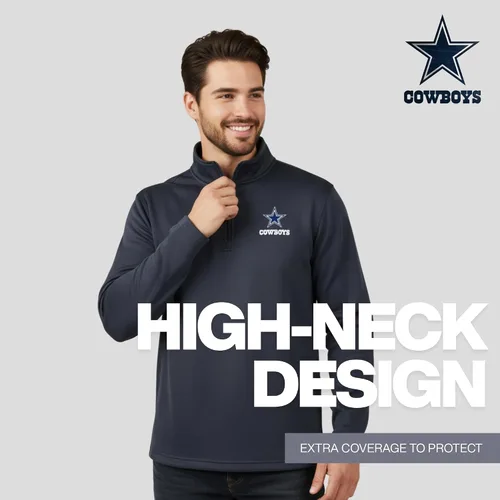 Vista 6 de Dunbrooke NFL mens All Star Tech Fleece 1/4 Zip