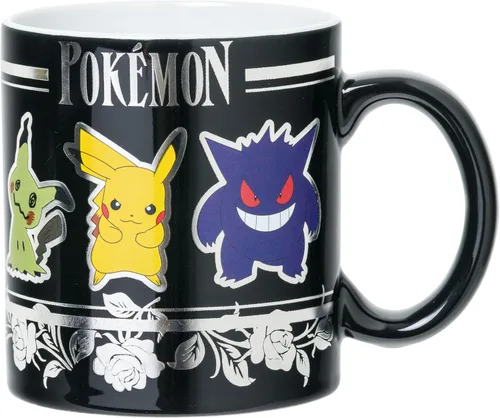 Vista 14 de Silver Buffalo Taza de cerámica con asa esculpida en 3D de Pokémon Pikachu con rayo, 20 onzas (591 ml)