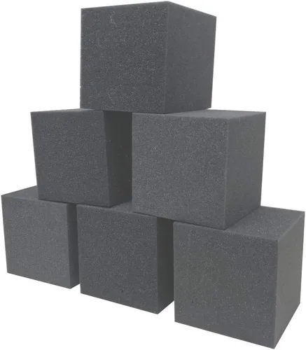 Vista 5 de Foamma Blue Foam Pit Cubes/bloques de 8 x 8 x 8 pulgadas, paquete de 10 unidades para gimnasia, freerunning y cursos de parkour, parques