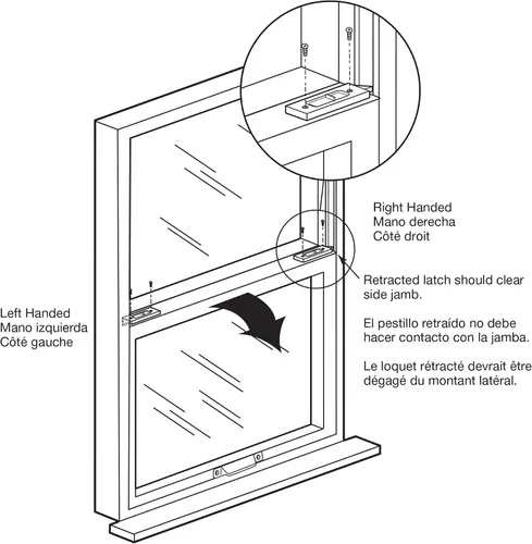 Vista 3 de Prime-Line F 2801 Pestillo para ventana de vinilo con bloqueo, blanco (2 unidades)