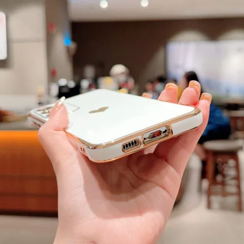 Vista 53 de phylla Funda de teléfono compatible con Samsung Galaxy A12 de 6.5 pulgadas, lindo corazón chapado en oro, elegante funda de lujo para mujer