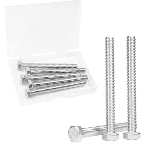 Vista 11 de 25 Piezas M6 Tornillos Hexagonales M6-1.0 x 16mm Tornillo de Cabeza Hexagonal 304 Acero Inoxidable M6-1.0mm Tornillos Hexagonales Tornillos