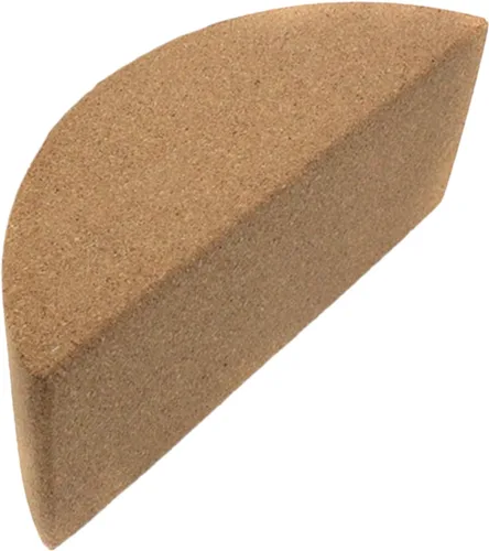 Vista 3 de VOSAREA Bloque de yoga de corcho, soporte natural de alta densidad para pilates, yoga caliente y meditación, ladrillos de pilates antideslizantes