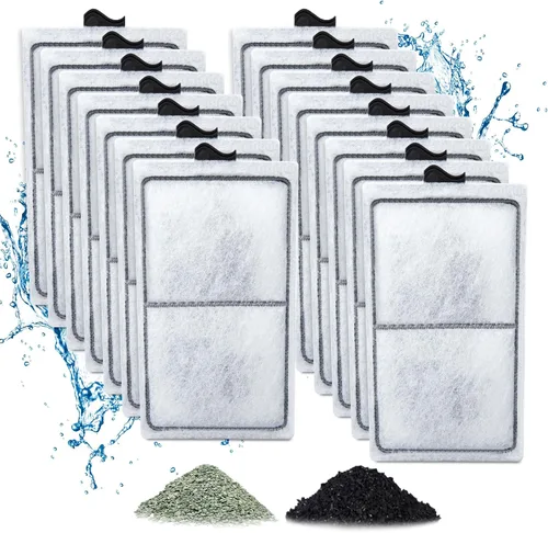 Vista 8 de Paquete de 8 cartuchos de filtro PF-S compatibles con filtros de alimentación Silenstream PF10, cartucho de carbón de acuario de reemplazo