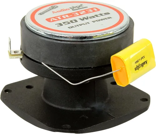 Vista 3 de Audiopipe 1 par de tweeters de 350 vatios de 1 pulgada de cromo súper titanio resistente para coche