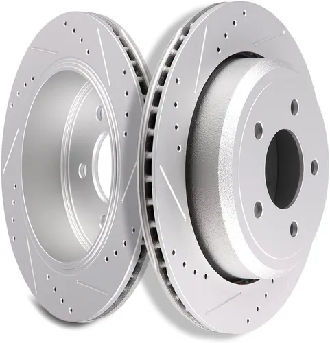 Vista 29 de SCITOO Kits de rotores de freno de disco trasero para Jeep Grand Cherokee 1999-2004