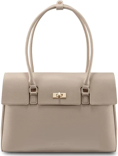 Vista 11 de LOVEVOOK Bolso de Mensajero para Computador Portátil para Mujeres, Bolso de Hombro Cruzado para Computador y Negocios, Profesional, Bolso de Mano