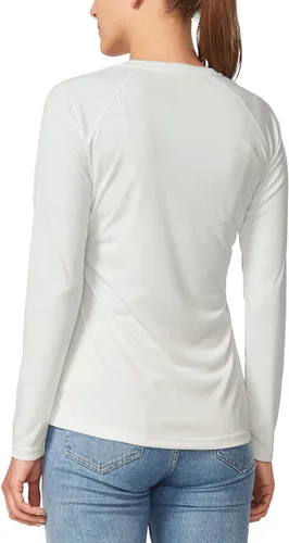 Vista 3 de BALEAF camisa de manga larga para mujer, con protección solar FPU 50+, de secado rápido, para practicar senderismo o pescar