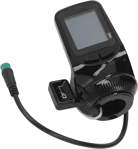 Vista 4 de Medidor de pantalla LCD eléctrico, 24 V, 36 V, 48 V, 60 V, pantalla LCD para scooter eléctrico, baja tasa de fallas, computadora con velocímetro