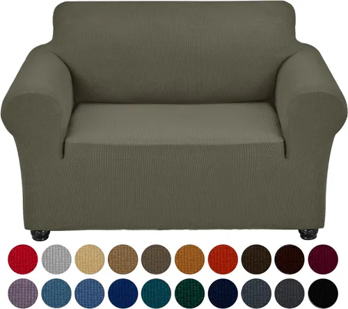 Vista 62 de Joccun Funda Elástica para Silla Sofá, Funda de Sofá de 1 Pieza Tela Jacquard de Spandex con Parte Inferior Elástica, Protector de Muebles Lavable