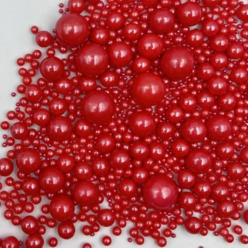 Vista 11 de Gránulos de Azúcar Perlado Comestibles Negros Tamaño Mezclado para Repostería Decoraciones Comestibles para Pasteles Coberturas para Cupcakes Negro