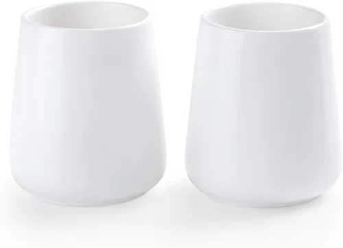 Vista 31 de Soporte Negro para Cepillos de Dientes para Baño - Soportes de Cerámica para Cepillos de Dientes, Soporte para Pasta de Dientes, Vaso Reutilizable