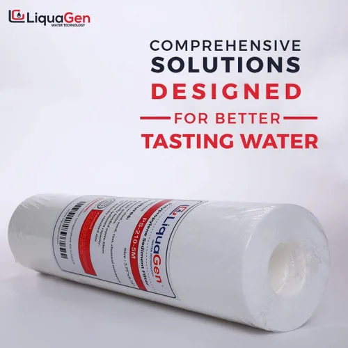 Vista 4 de LiquaGen Juego de 1 filtro de agua de repuesto de carbono y 1 sedimento de 10 x 2.5 pulgadas, cartuchos de 5 micras y 10 pulgadas, compatible