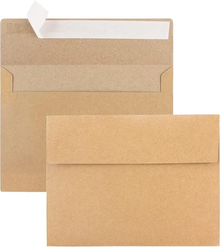 Vista 8 de 50 paquetes de sobres de invitación, sobres para postales, sobres A2 negros, sobres para invitaciones, sobres para tarjetas de 4.5x5.5 pulgadas