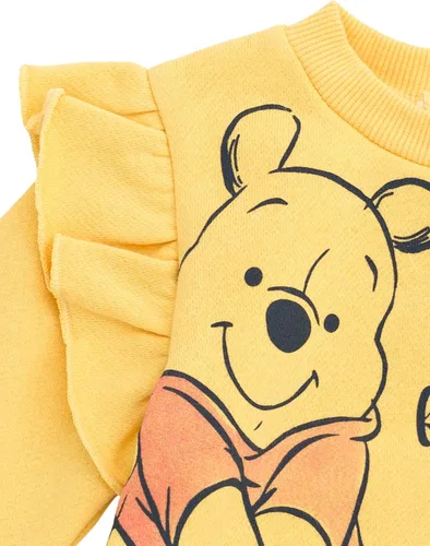 Vista 3 de Disney Conjunto de sudadera de vellón y pantalones deportivos para niñas, tallas de recién nacido a niño grande (recién nacido - 14-16)