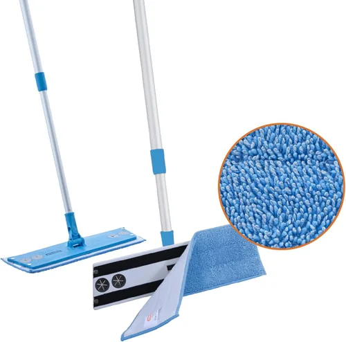 Vista 7 de Superio Almohadillas de microfibra para trapeador, repuesto para trapeador milagroso, cabezal de repuesto para trapeador de polvo de 16 pulgadas