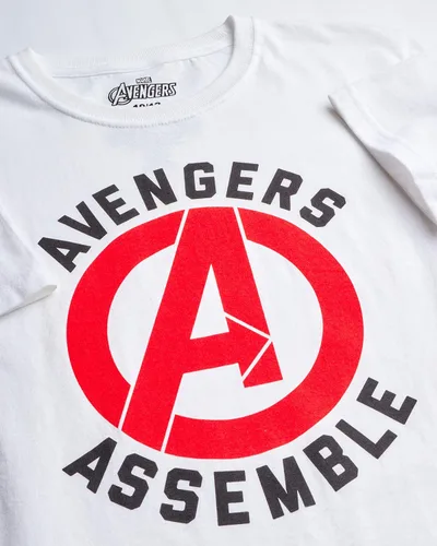 Vista 3 de Marvel Avengers Boys 3 Pack T-Shirts Spider-Man, Hulk, Captain America, Iron Man, Thor (4-16)