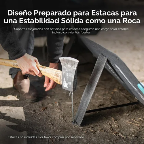 Vista 9 de RENOGY REGO - Panel solar portátil de 100 W, plegable