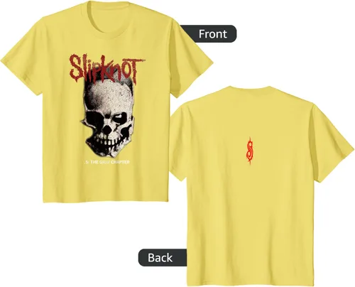 Vista 8 de Slipknot Tribal Calavera playera, niños 12, Rojo