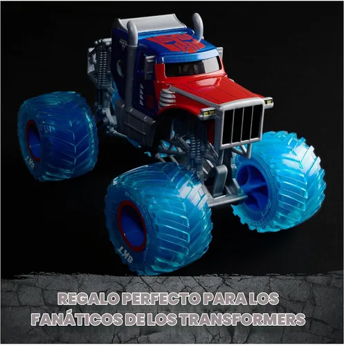 Vista 5 de Monster Jam Transformers Optimus Prime - Camión fundido a presión a escala